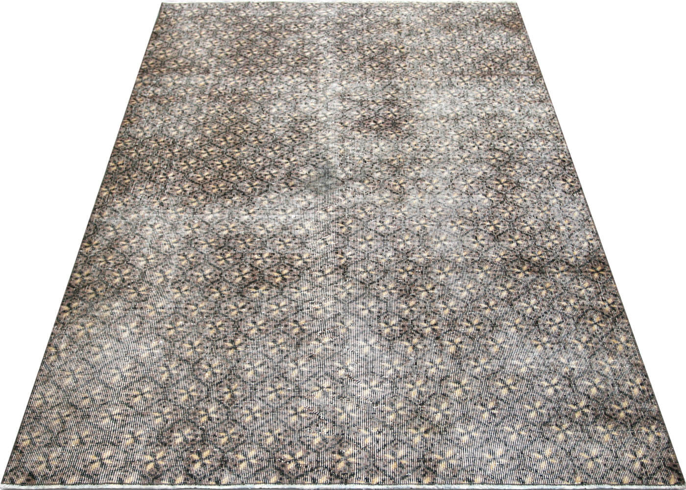 Vintage Turkish Mid-Century-Modern Rug - 4'11" x 8'4" - 156034