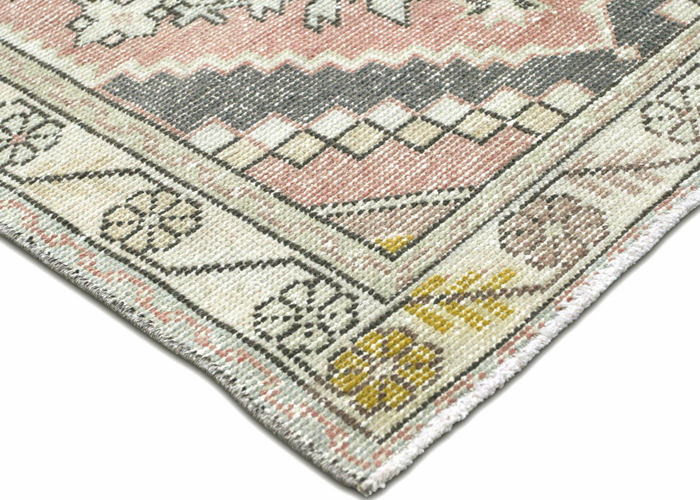 Vintage Turkish Oushak Runner - 3'1" x 9'6" - 156042