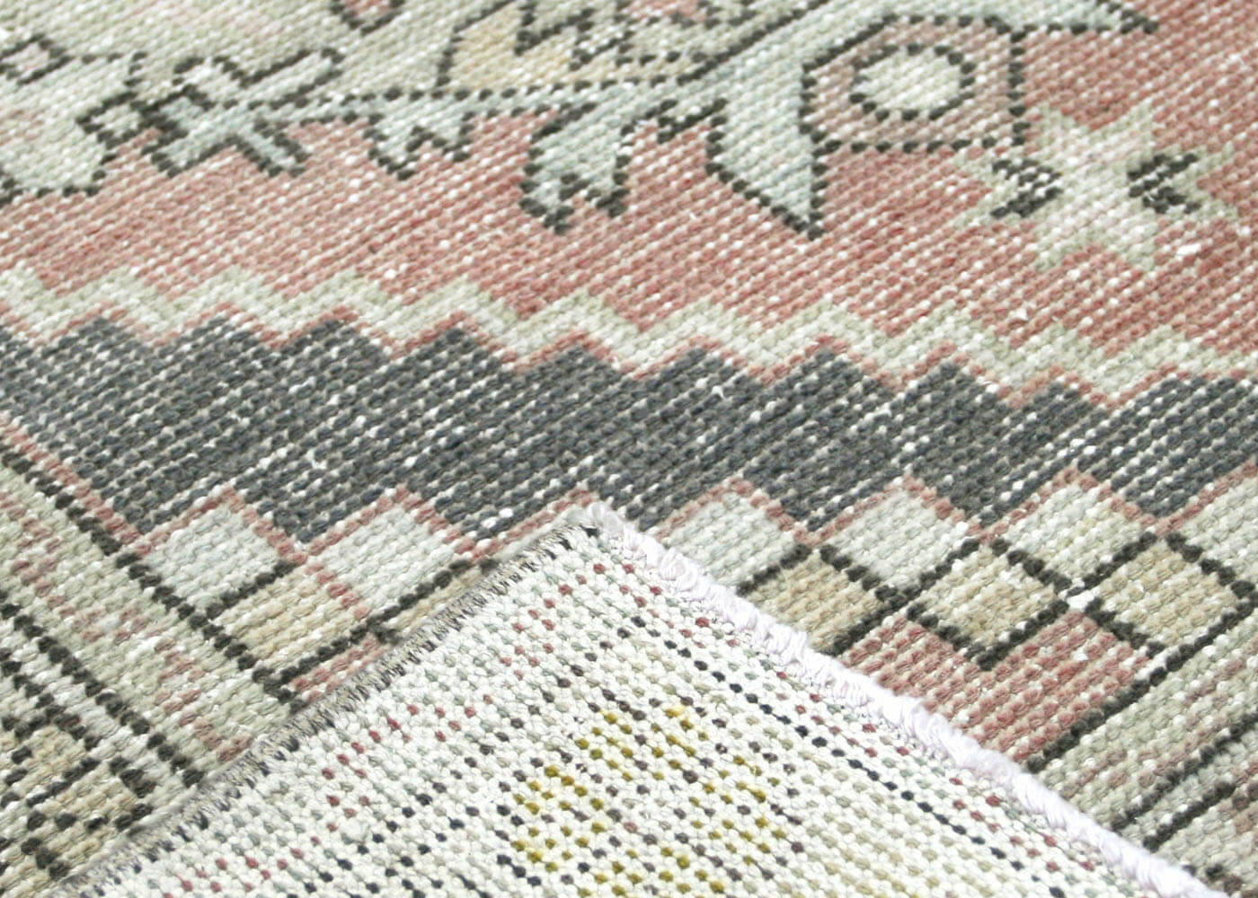 Vintage Turkish Oushak Runner - 3'1" x 9'6" - 156042