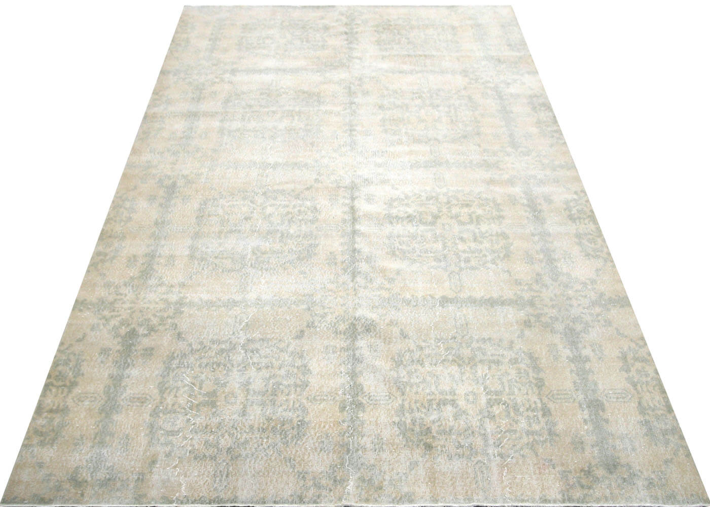 Vintage Turkish Oushak Rug - 7'10" x 11'4" - 156056