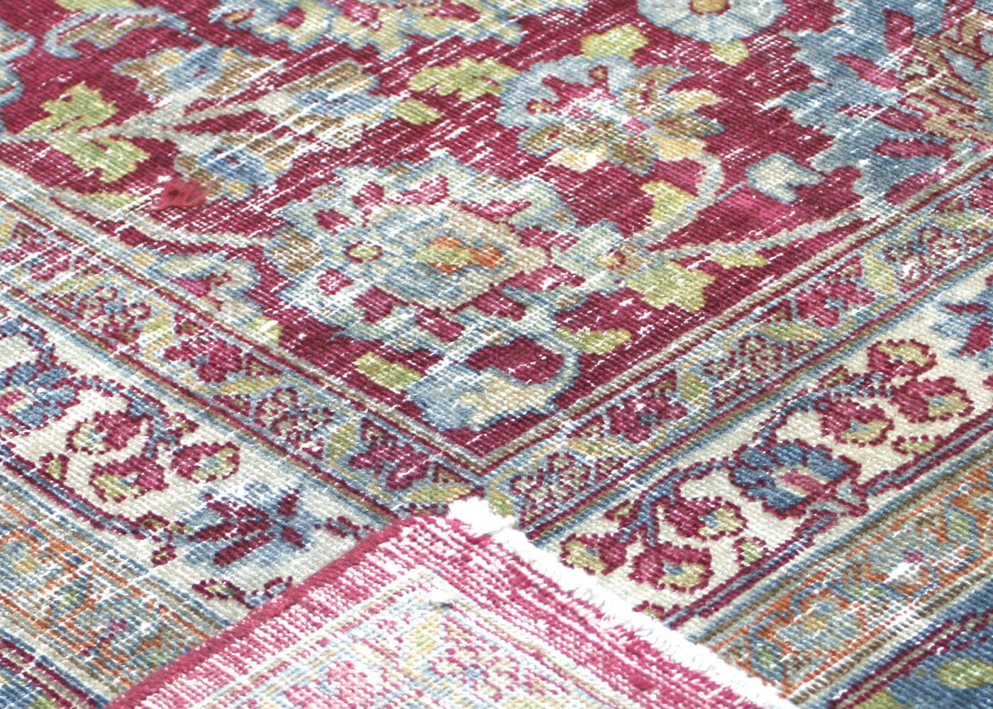Semi Antique Persian Meshed Rug - 8'2" x 11'5" - 156058