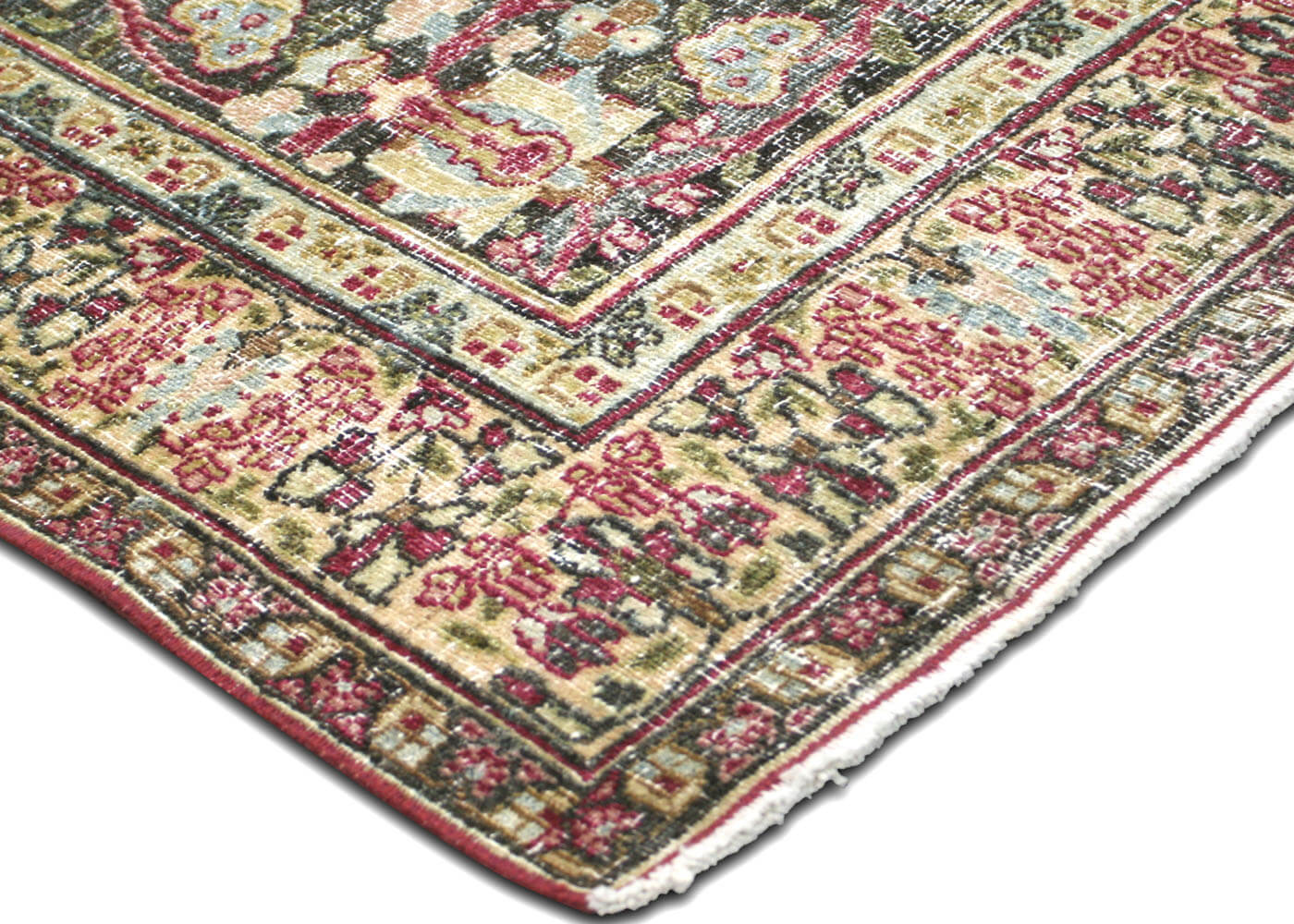 Semi Antique Persian Meshed Rug - 9'2" x 12'6" - 156062