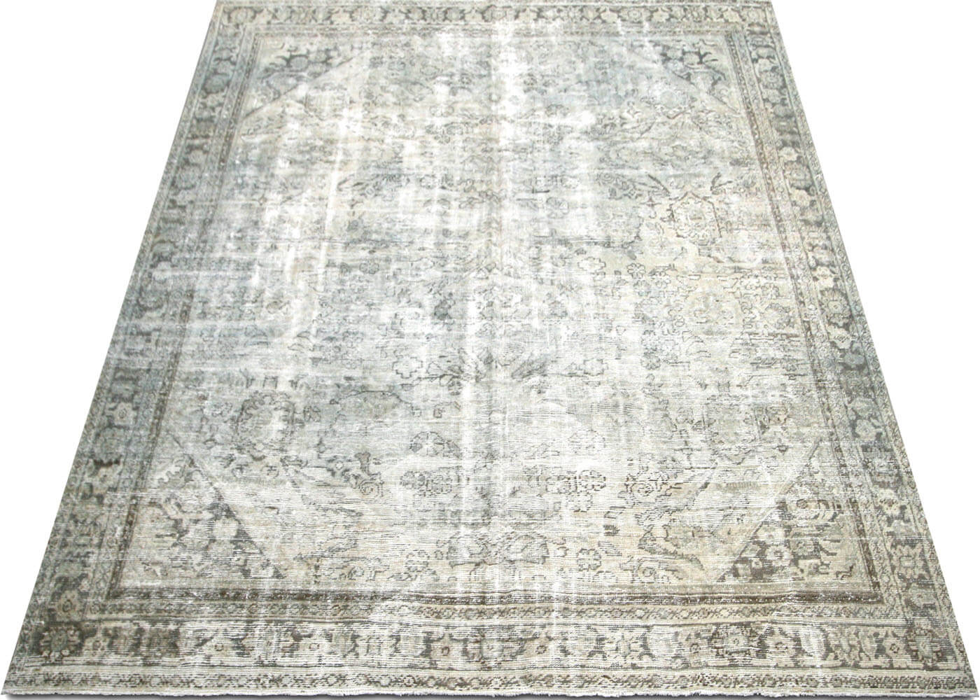 Semi Antique Persian Mahal Rug - 8'9" x 11'2" - 156063