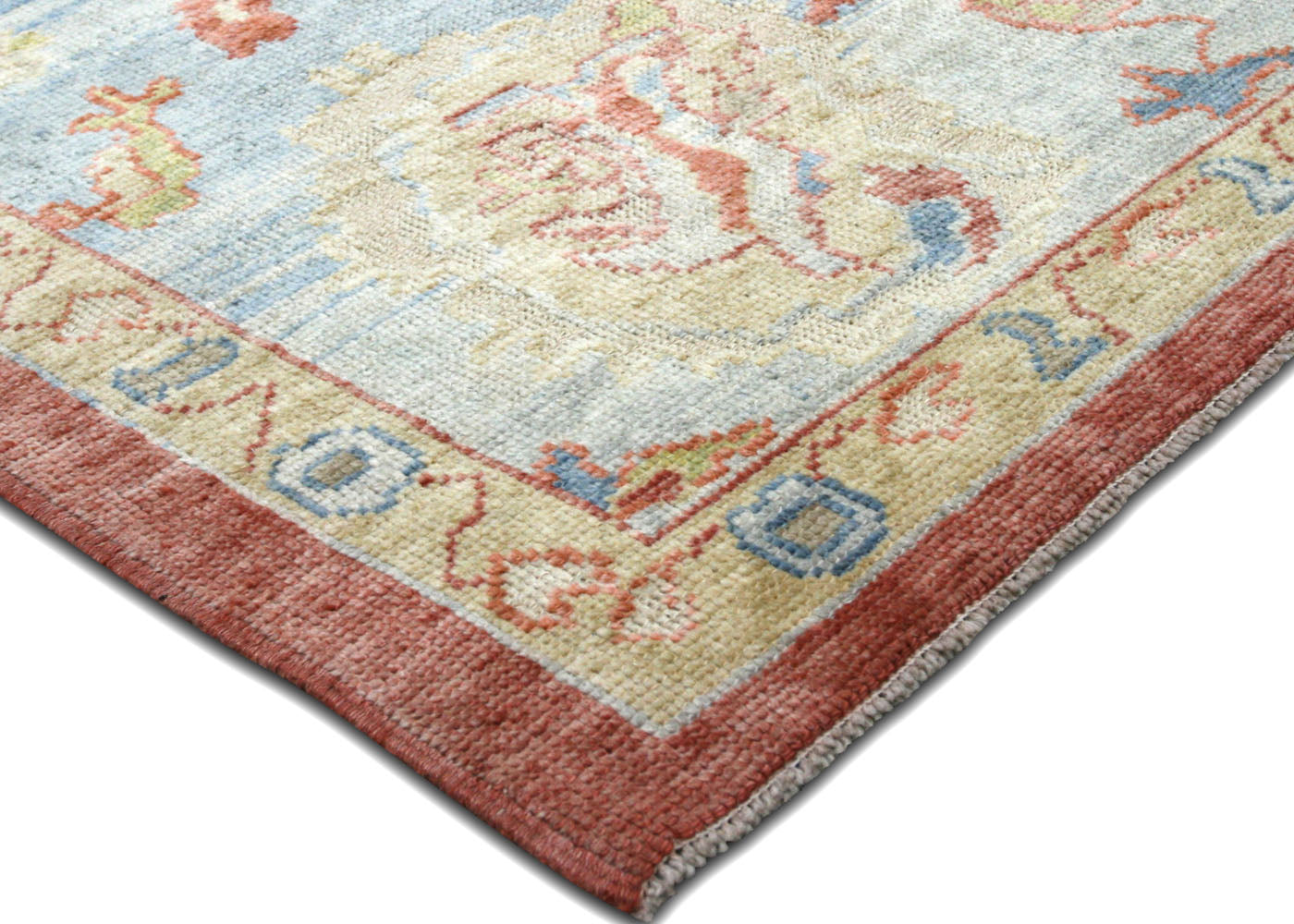 Vintage Turkish Oushak Rug - 10'8" x 12'7" - 156072