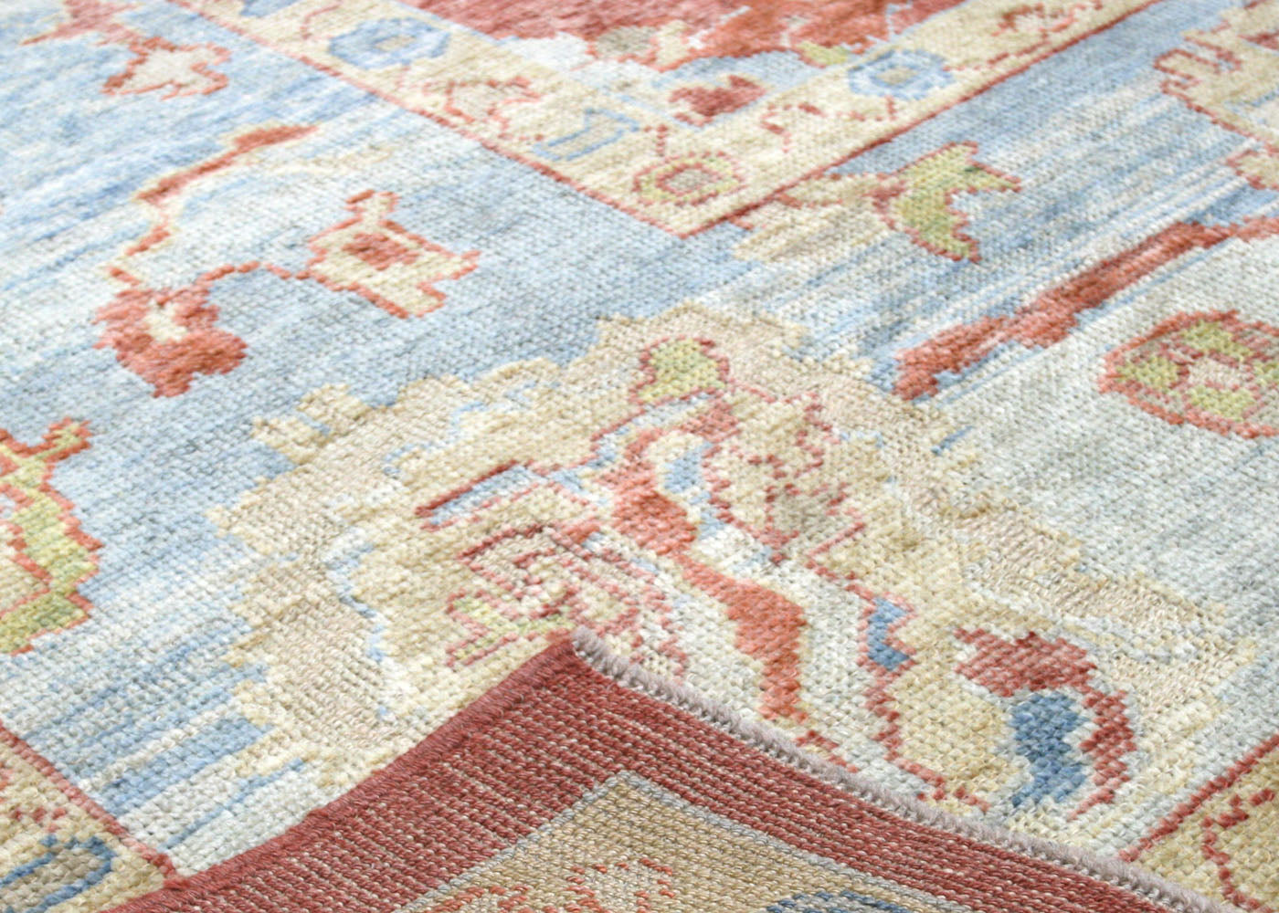 Vintage Turkish Oushak Rug - 10'8" x 12'7" - 156072