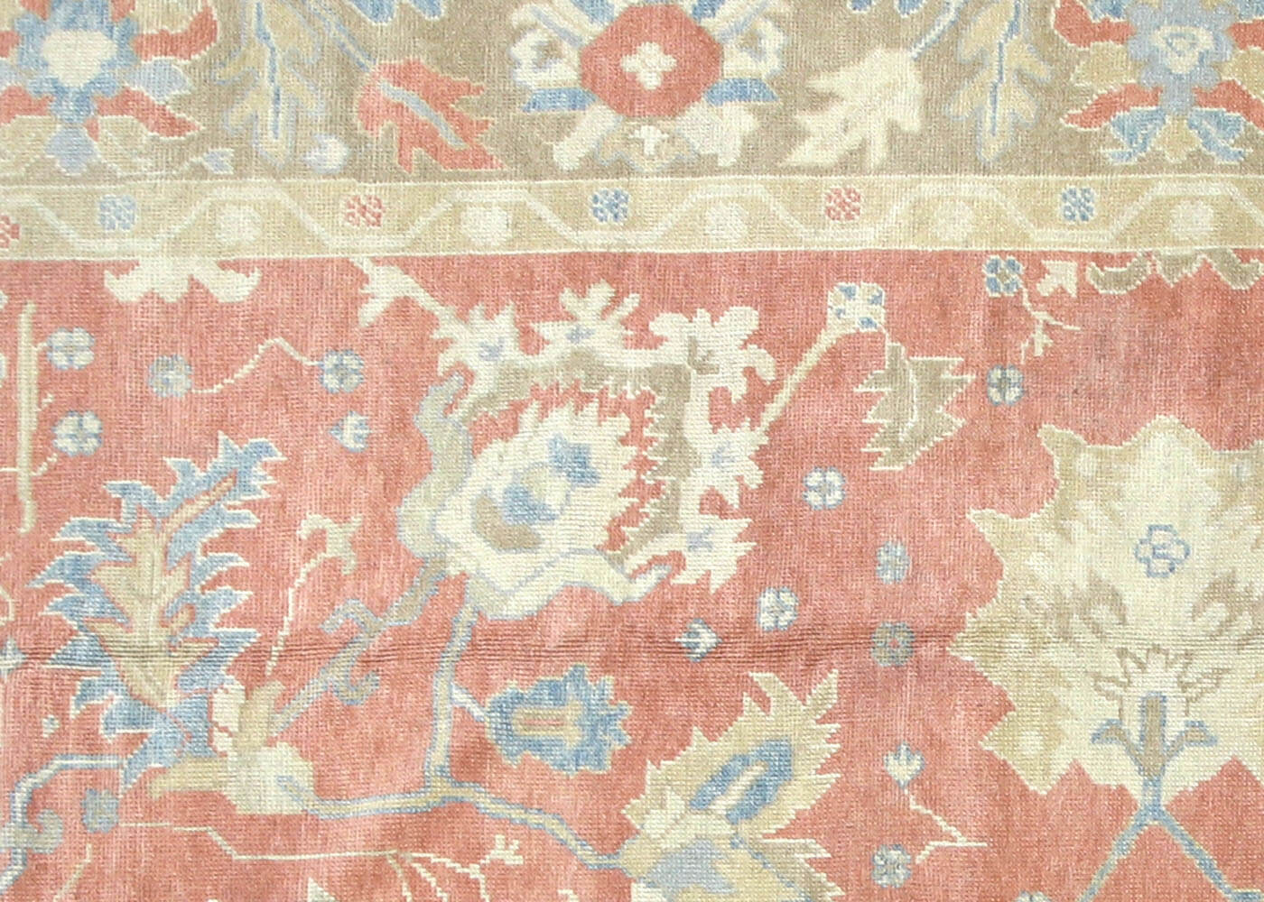 Vintage Turkish Oushak Rug - 11' x 14'11" - 156074