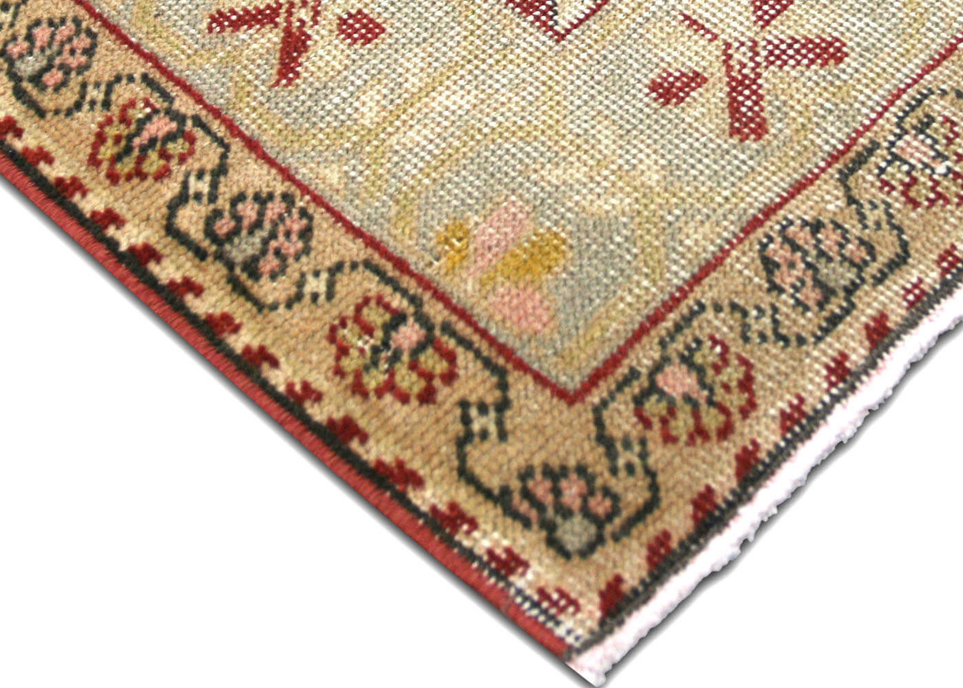 Vintage Turkish Oushak Rug - 4'4" x 7' - 156095