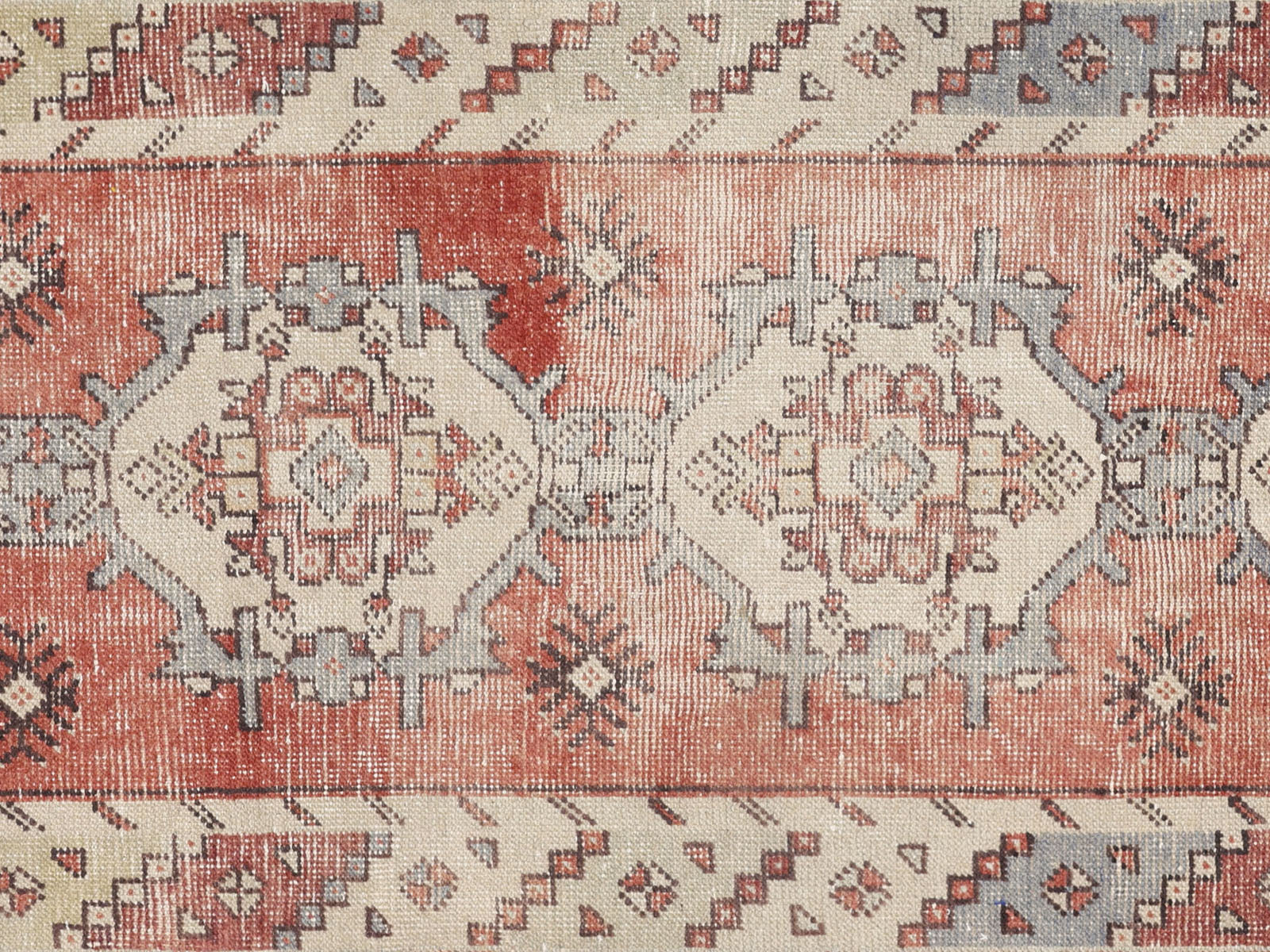 Vintage Turkish Oushak Runner - 3' x 10'