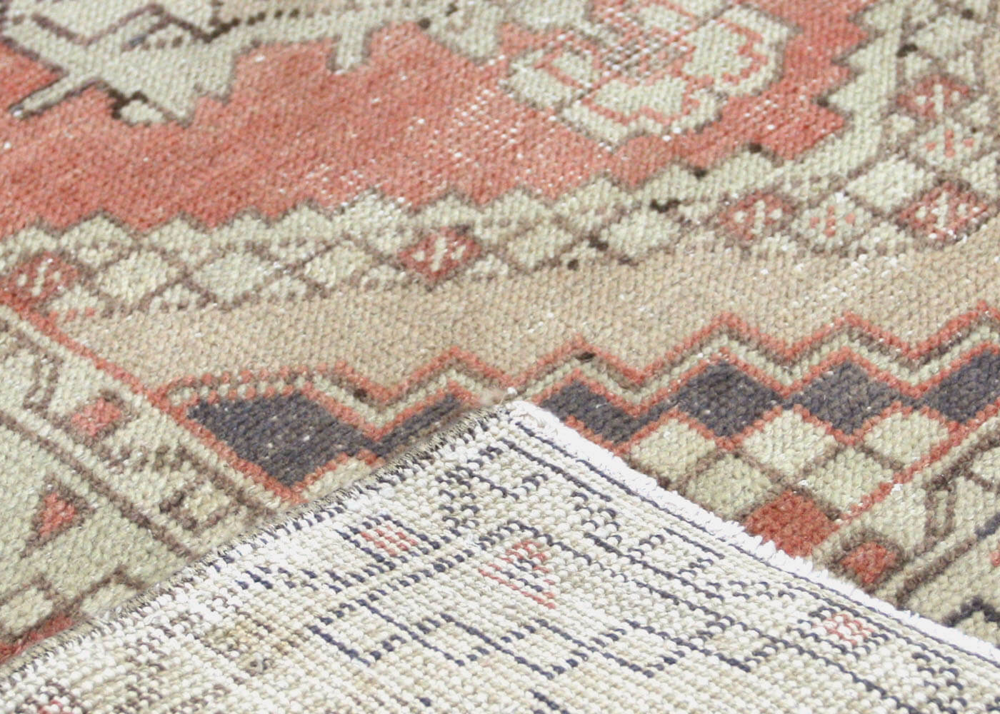 Vintage Turkish Oushak Runner - 3' x 9'4" - 156101