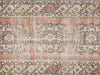 Vintage Turkish Oushak Rug in Red tones and an Geometrical,Medallion pattern. Measuring 3 feet 0 inches x 9 feet 4 inches – SKU 156101