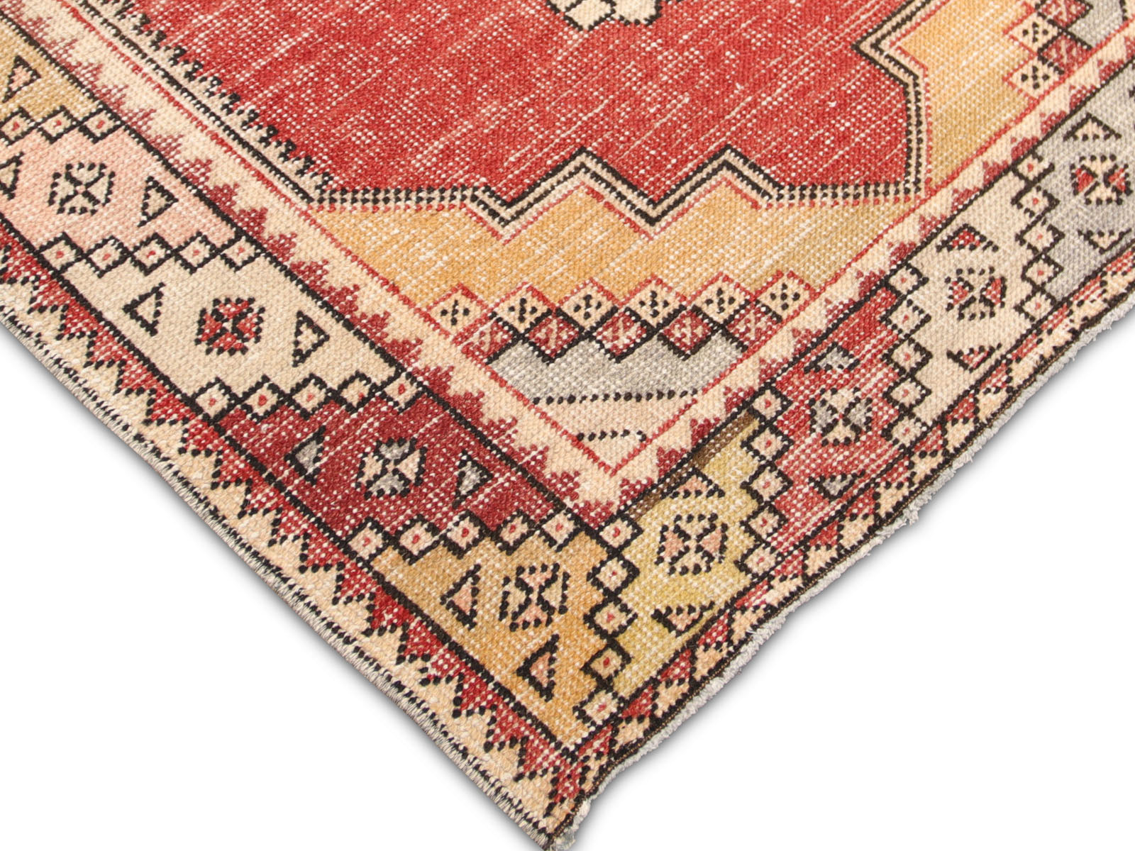 Vintage Turkish Oushak Runner - 3'3" x 9'7"