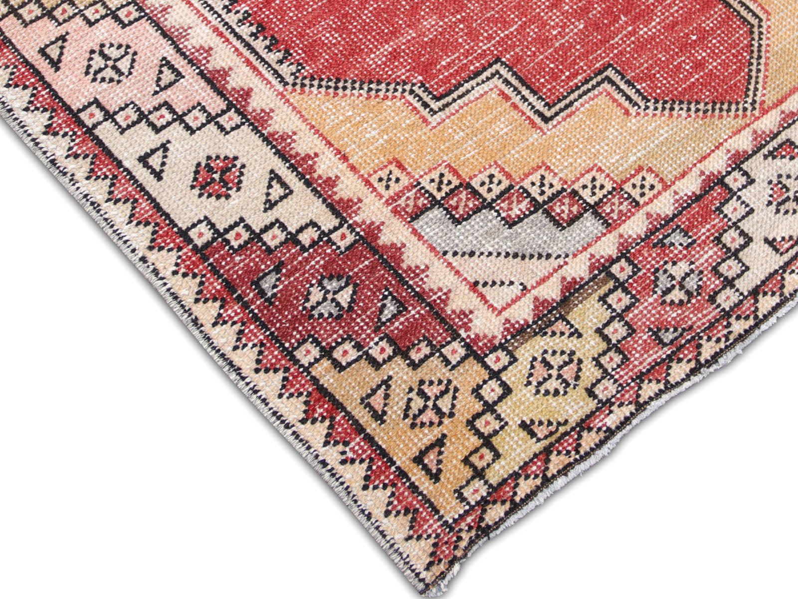 Vintage Turkish Oushak Runner - 3'3" x 9'7" - 156104