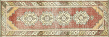 Vintage Turkish Oushak Runner - 3'3" x 9'7"