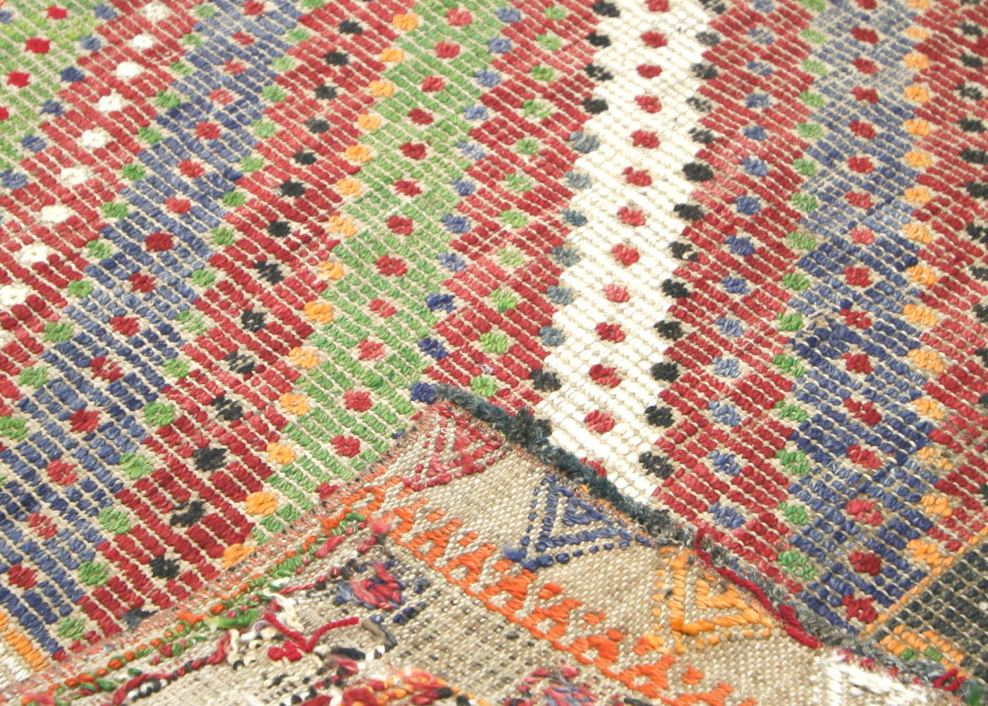 Vintage Turkish Kilim - 6'2" x 9'10" - 156105