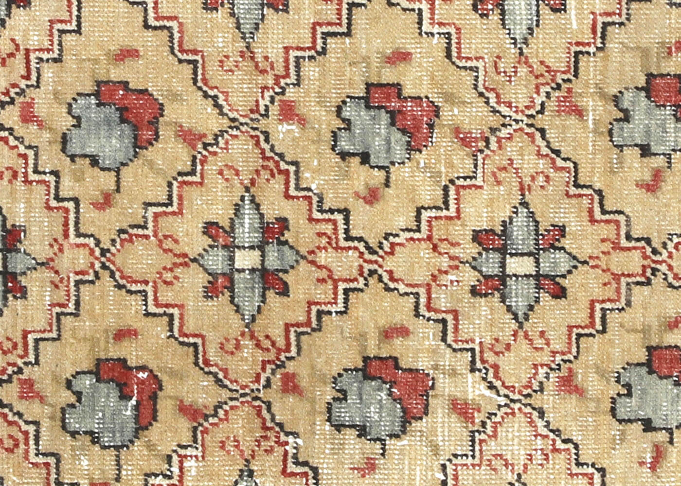 Vintage Turkish Oushak Rug - 3'10" x 6'9" - 156133