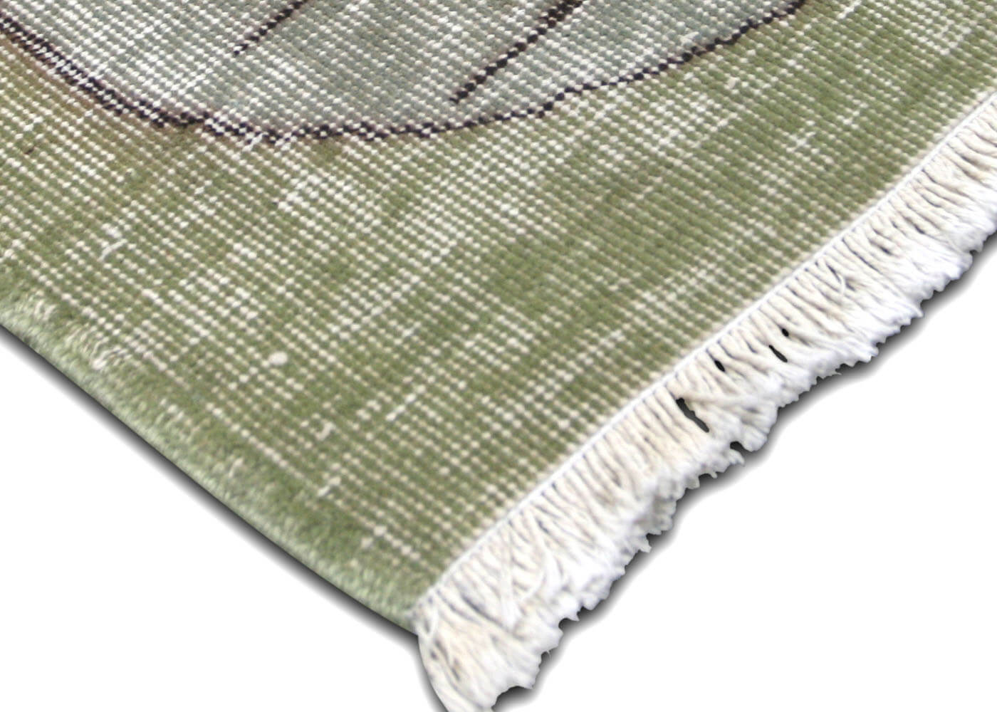 Vintage Turkish Mid-Century-Modern Rug - 7'2" x 10'1" - 156204