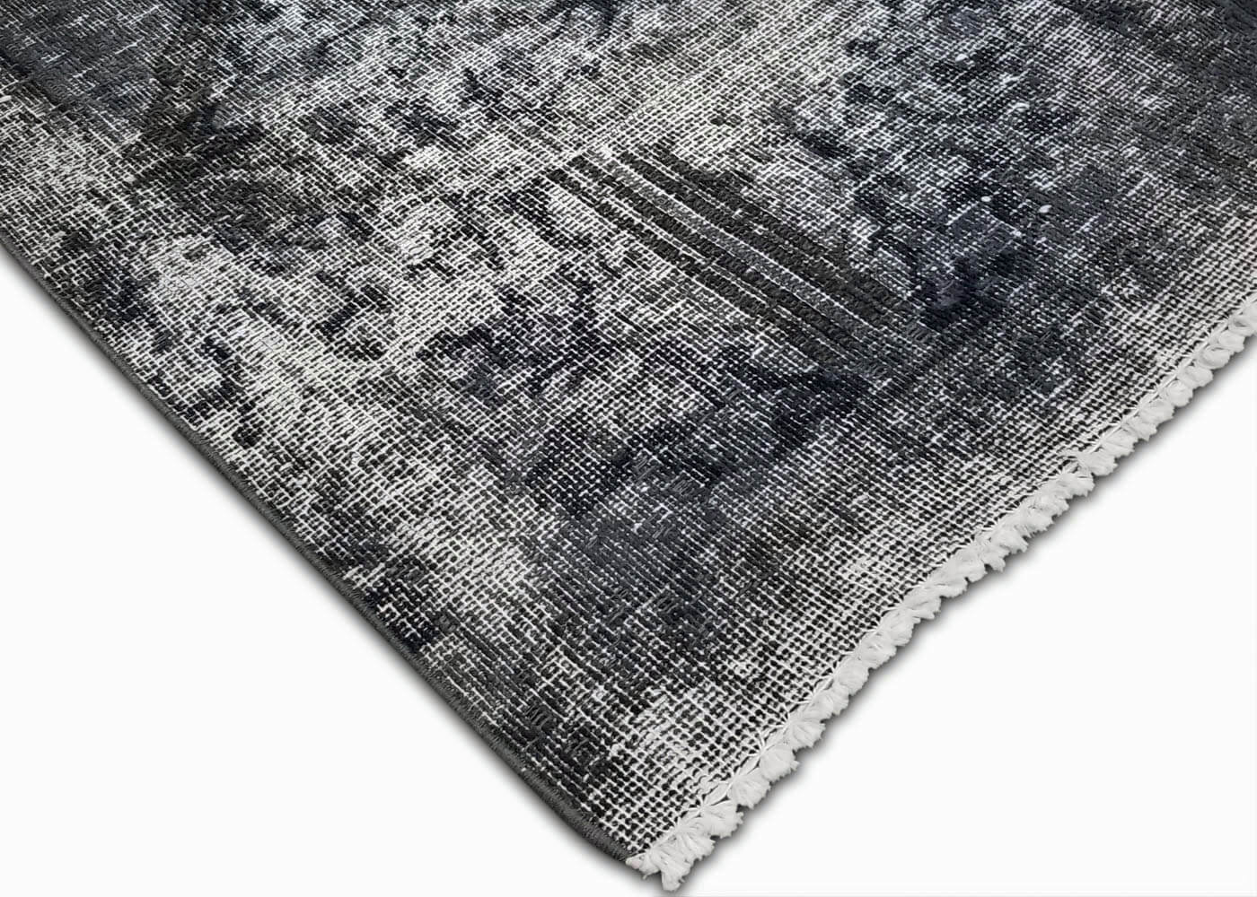 Vintage Persian Kerman Overdyed Runner - 1'11" x 12'8" - 156671