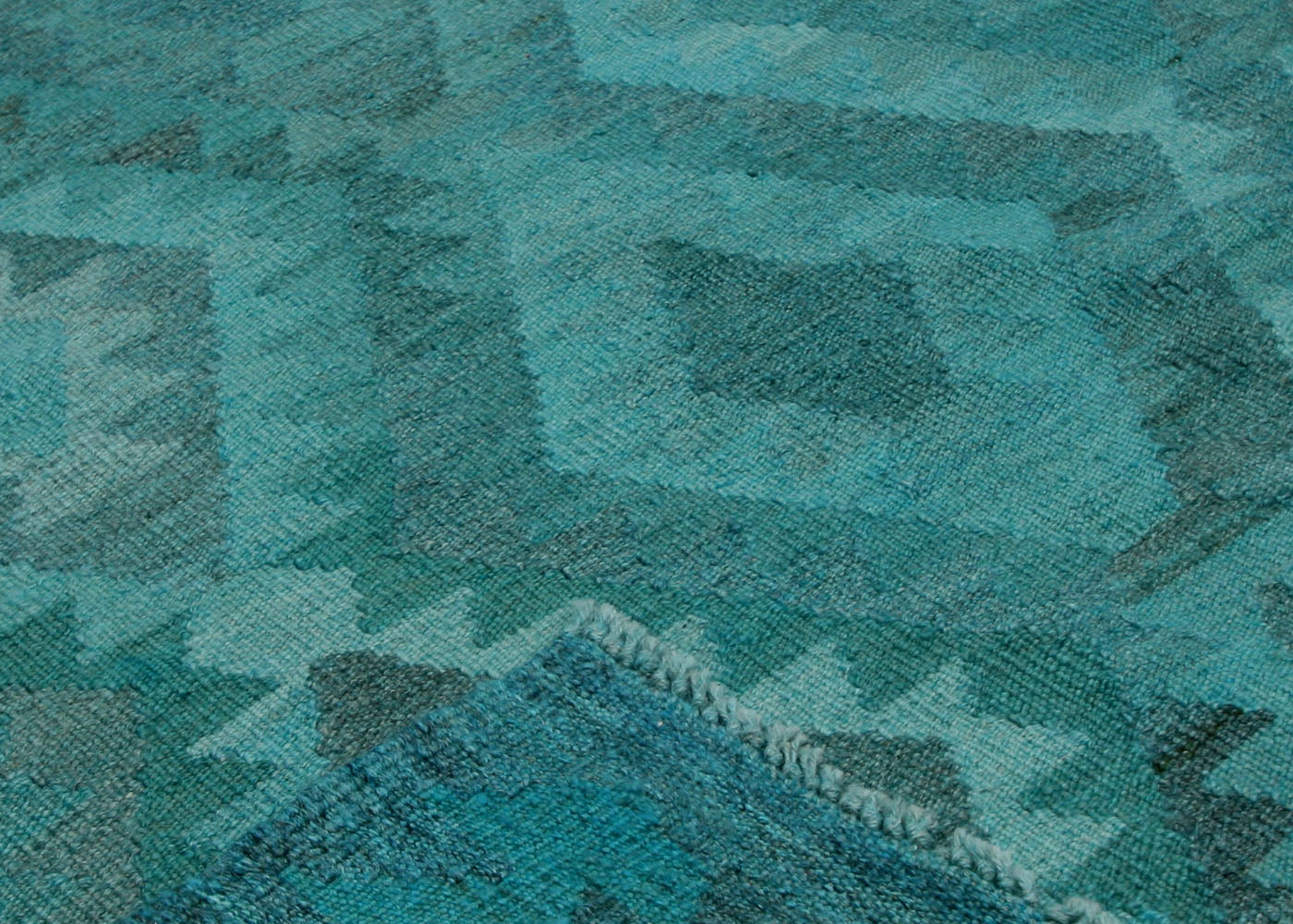 Vintage Afghan Maimana Kilim - 9'1" x 9'9" - 160027