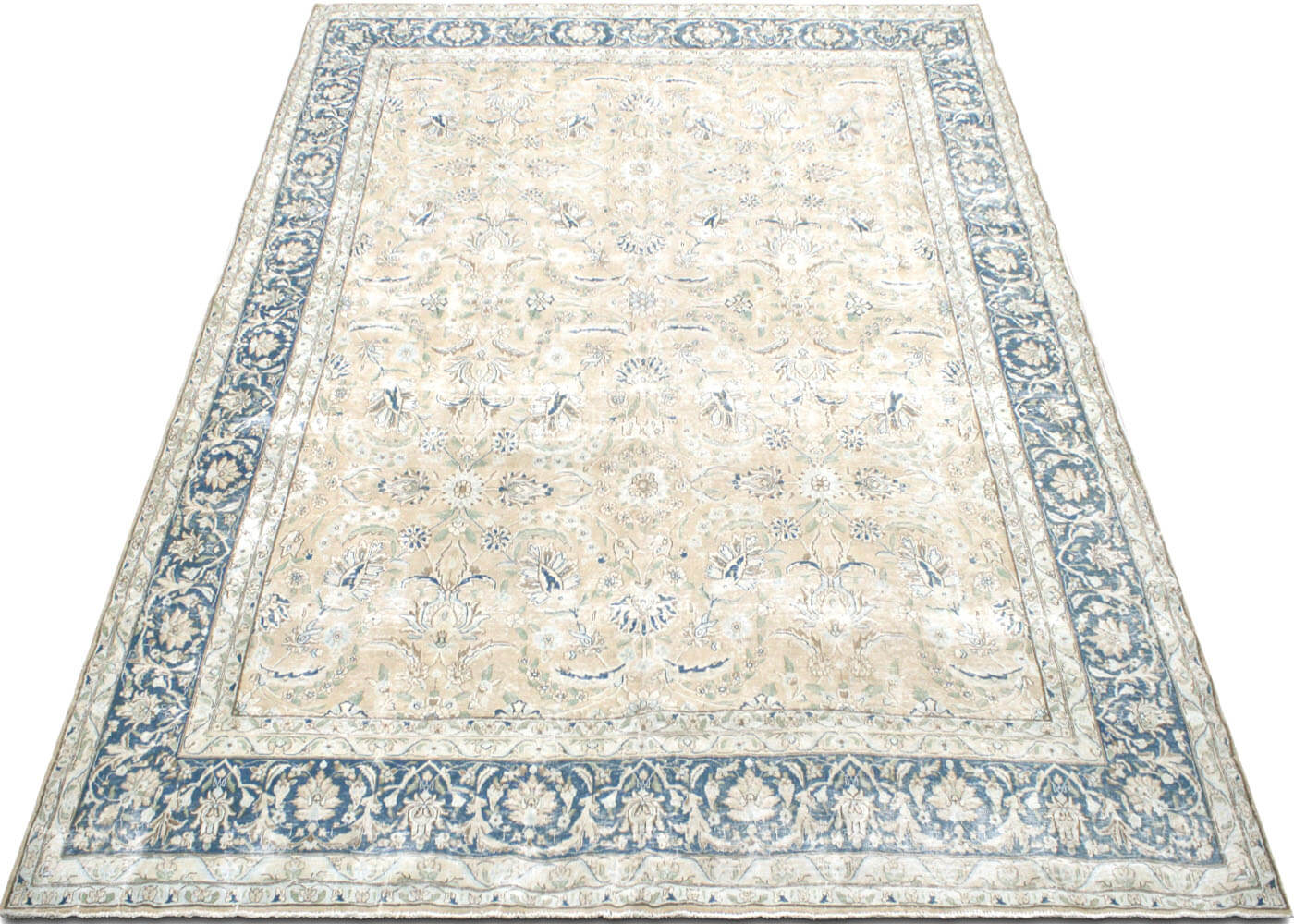 Vintage Persian Kerman Rug - 9'6" x 12'10" - 160059