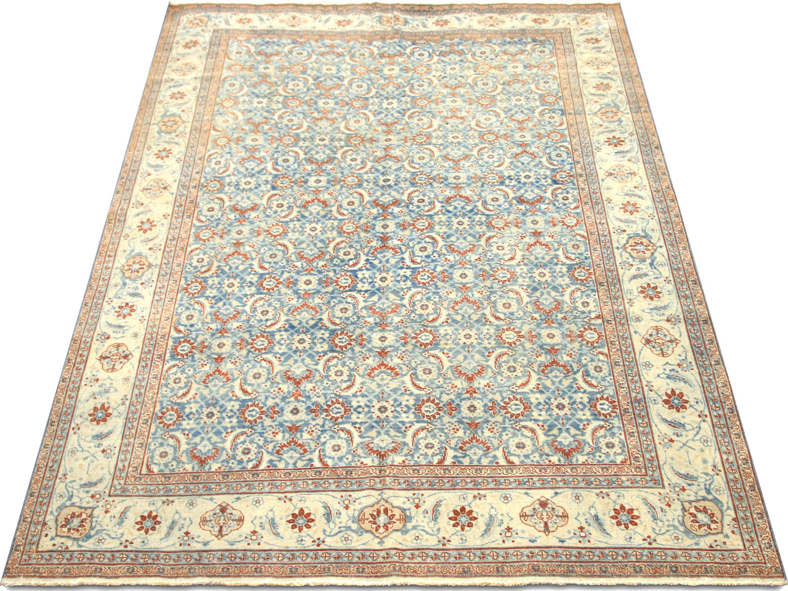 Semi Antique Persian Tabriz Rug - 8' x 10'11"