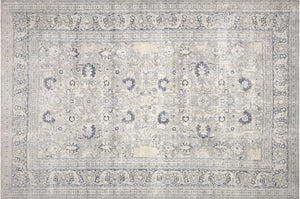 Semi Antique Persian Tabriz Rug - 11' x 16'7" - 160069