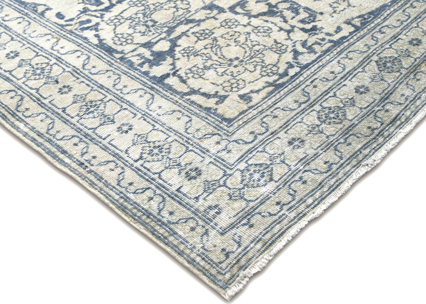 Semi Antique Persian Tabriz Rug - 11' x 16'7" - 160069