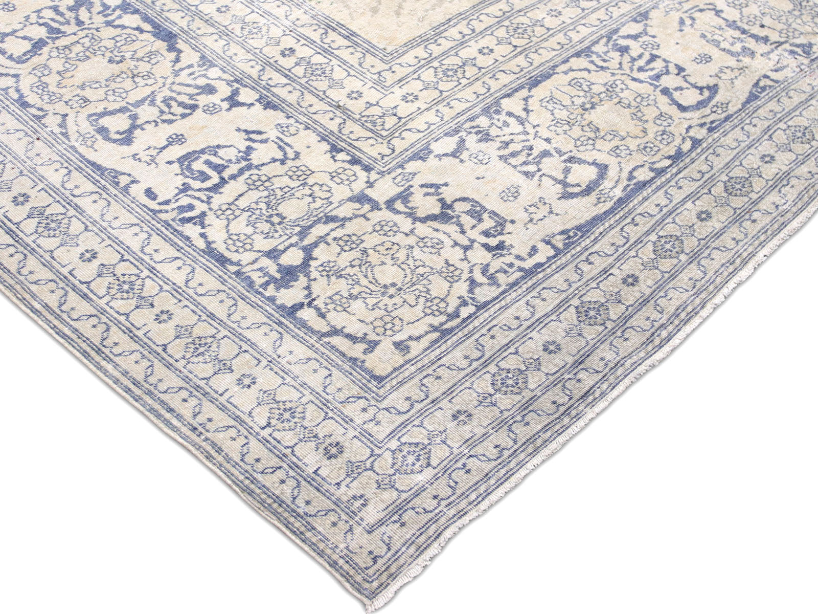 Semi Antique Persian Tabriz Rug - 11' x 16'7" - 160069