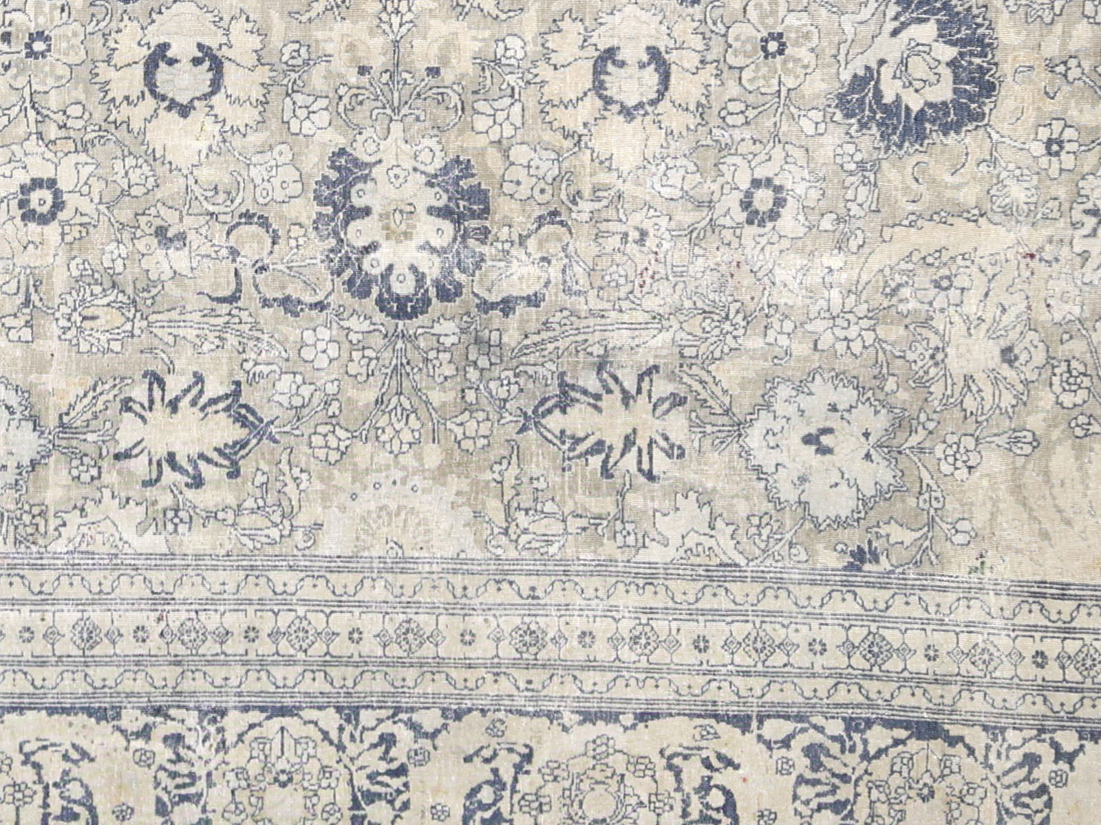 Semi Antique Persian Tabriz Rug - 11' x 16'7" - 160069
