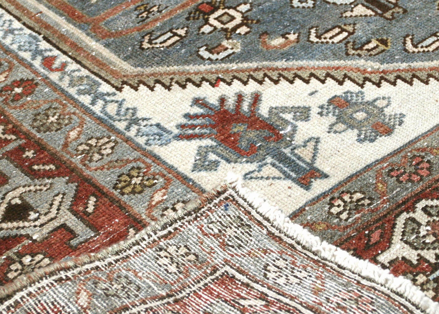 Semi Antique Persian Melayer Runner - 3'5" x 16' - 160072