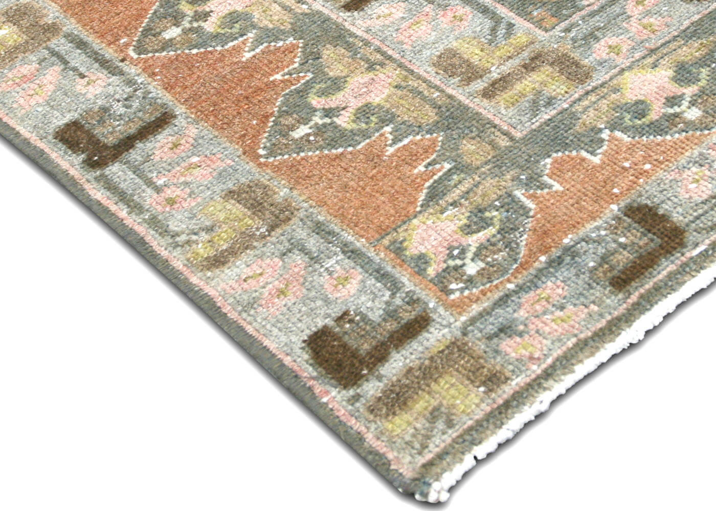 Semi Antique Persian Melayer Runner - 3'2" x 17' - 160080