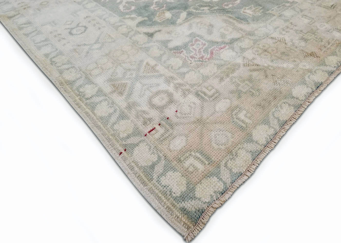 Vintage Turkish Oushak Rug - 4'11" x 10' - 160105