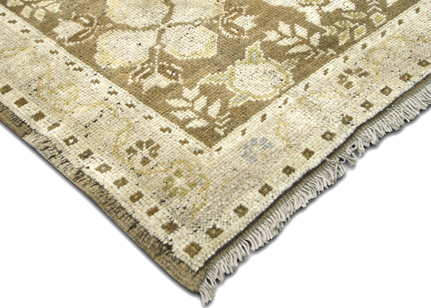 Vintage Turkish Oushak Rug - 7'5" x 12'9" - 160109