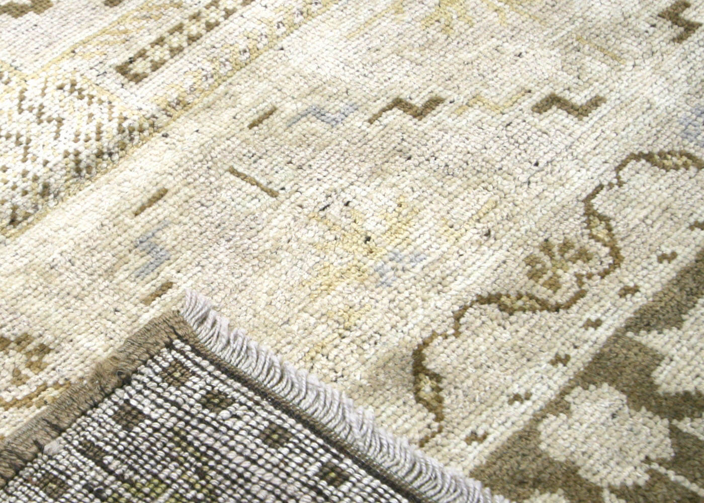 Vintage Turkish Oushak Rug - 7'5" x 12'9" - 160109
