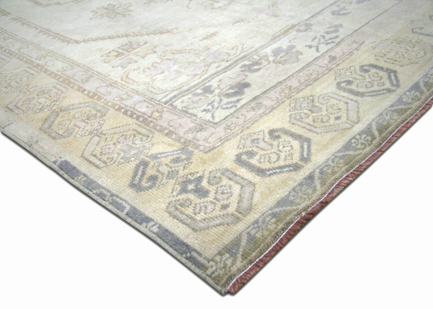 Vintage Turkish Oushak Rug - 4'3" x 7'9" - 160120