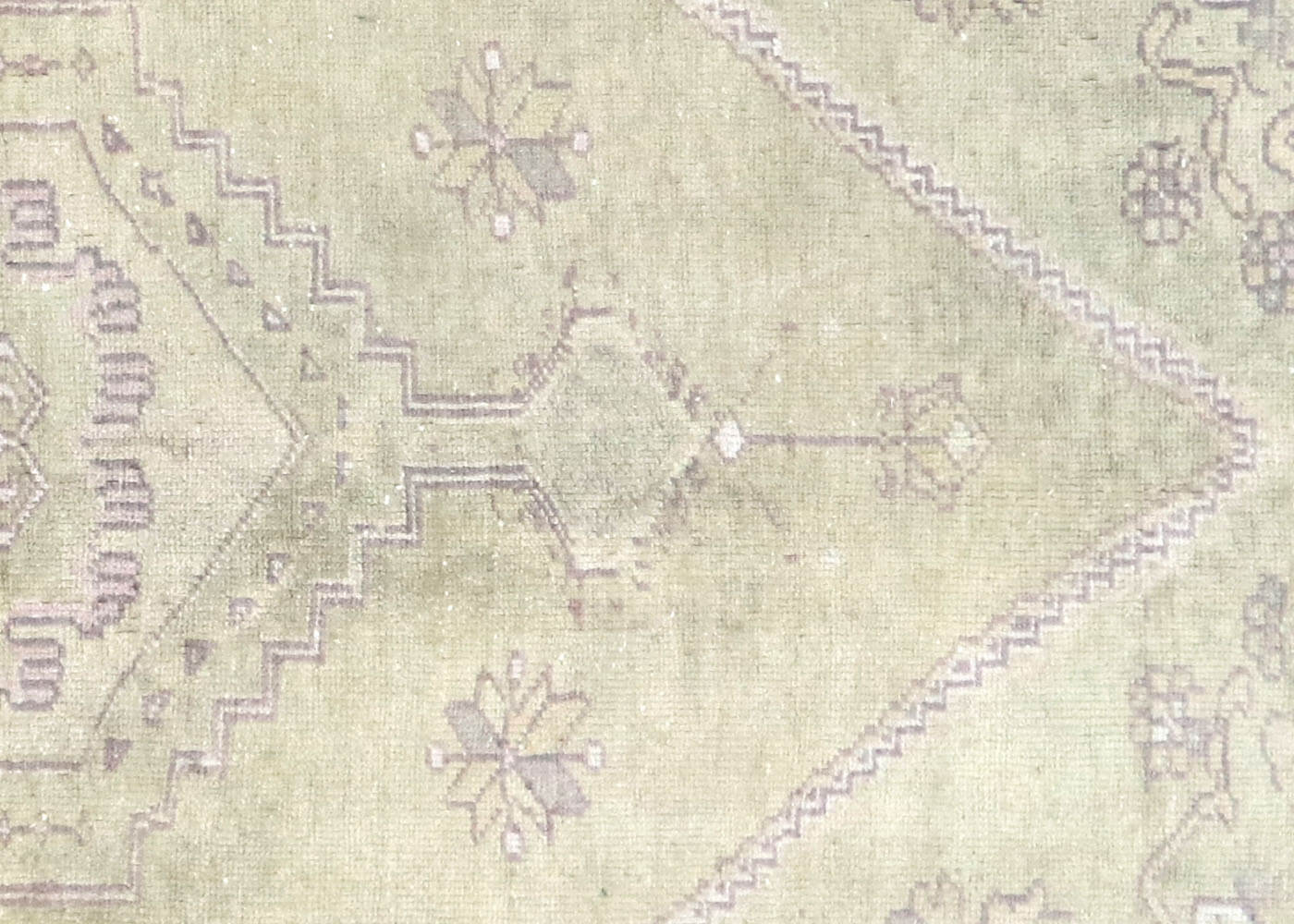 Vintage Turkish Oushak Rug - 4'3" x 7'9" - 160120