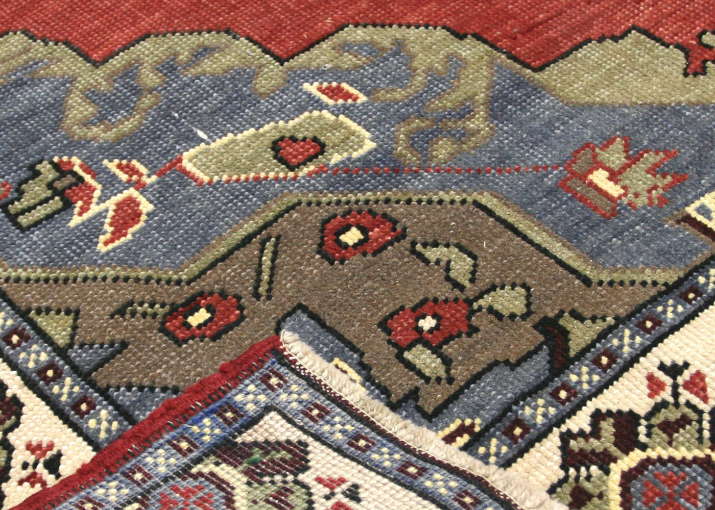 Vintage Turkish Oushak Rug - 5' x 11'1" - 160124