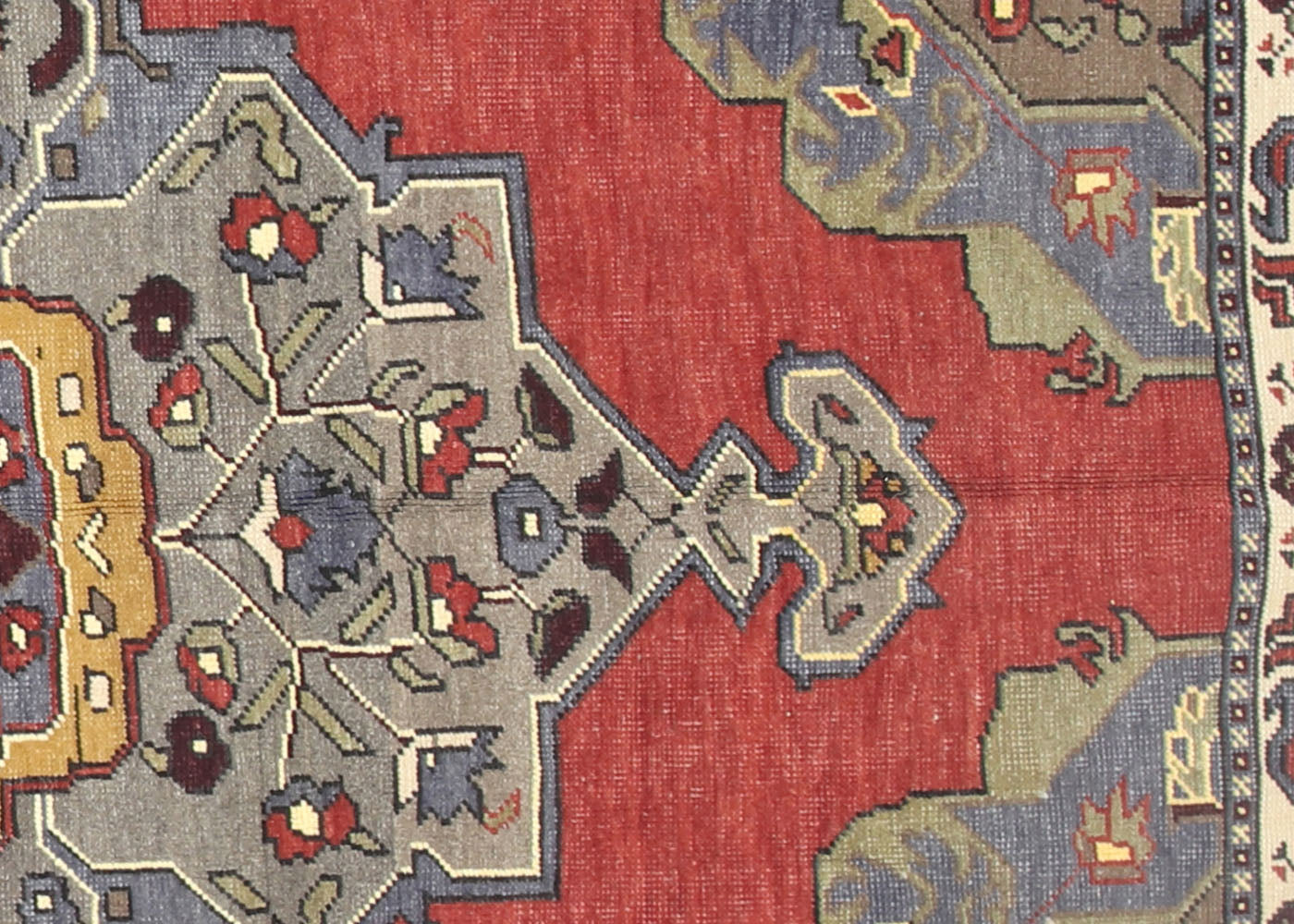 Vintage Turkish Oushak Rug - 5' x 11'1" - 160124
