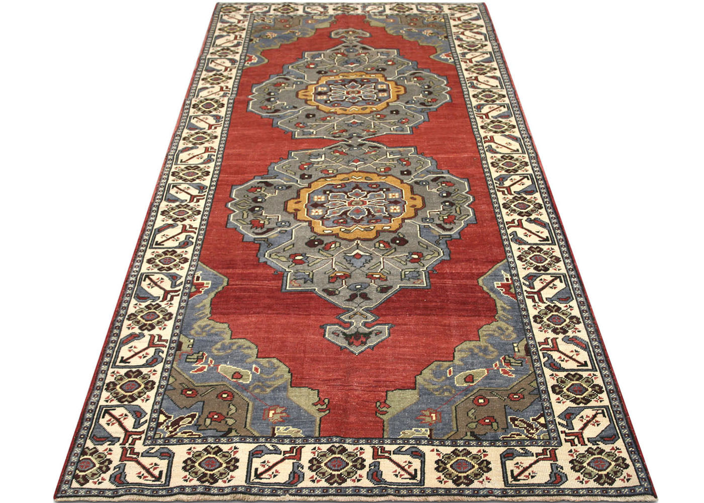 Vintage Turkish Oushak Rug - 5' x 11'1" - 160124