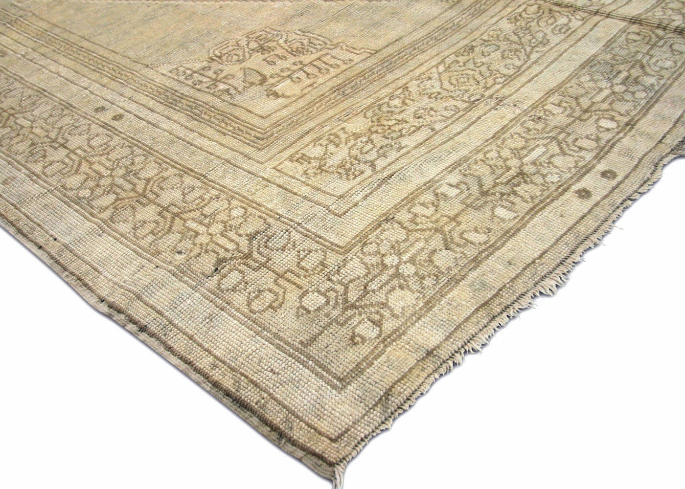 Vintage Turkish Oushak Rug - 6'2" x 10'4" - 160128