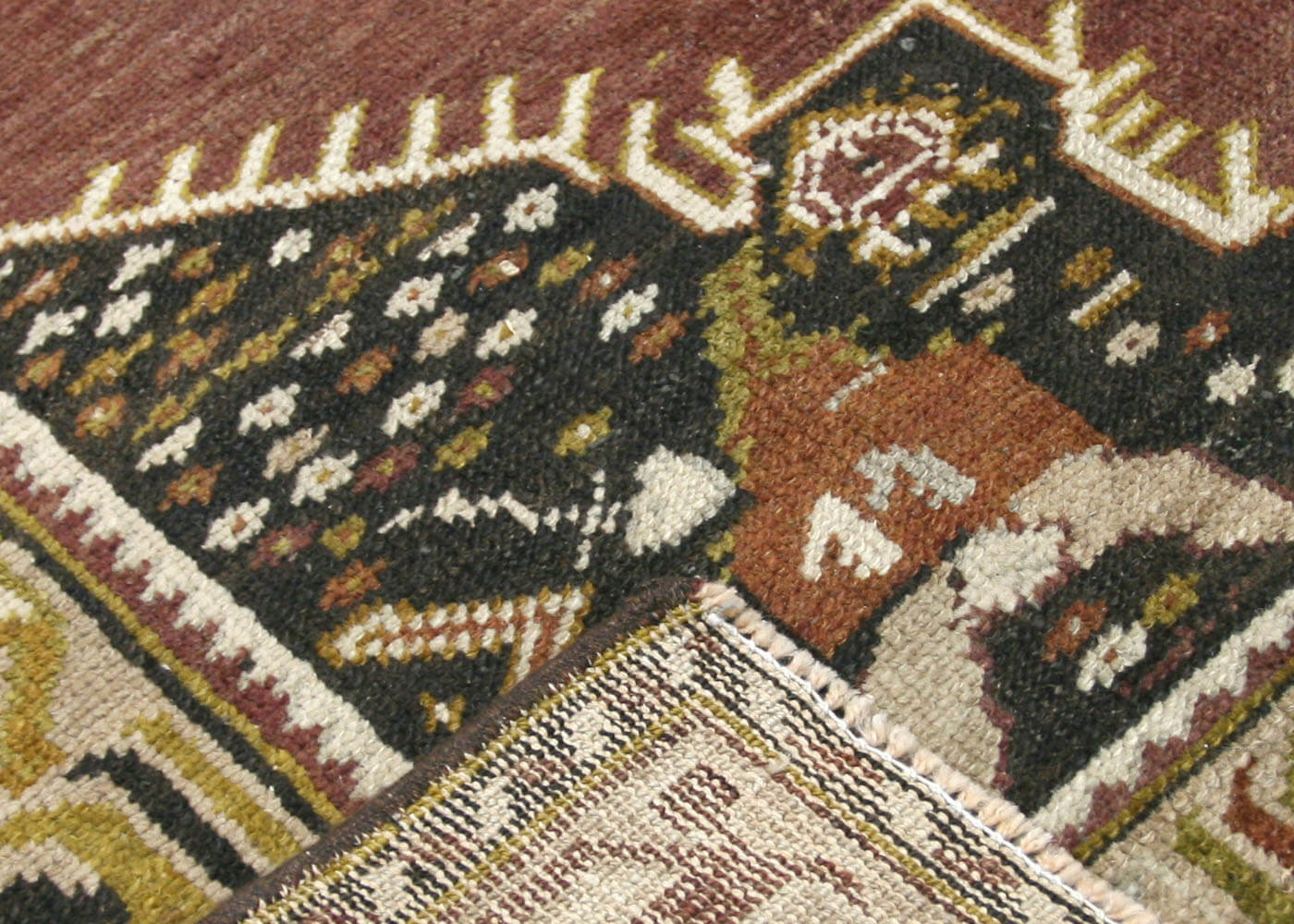 Vintage Turkish Oushak Rug - 3'10" x 6'6" - 160129