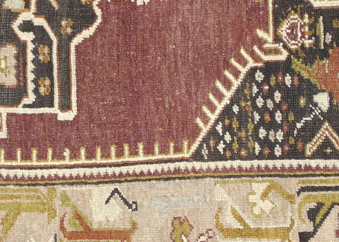 Vintage Turkish Oushak Rug - 3'10" x 6'6" - 160129
