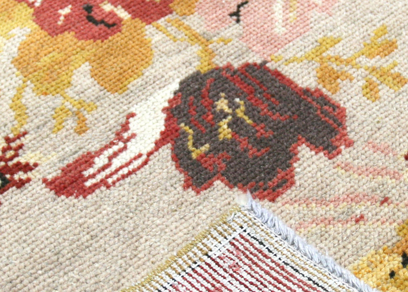 Vintage Turkish Oushak Rug - 4'5" x 7'5" - 160138