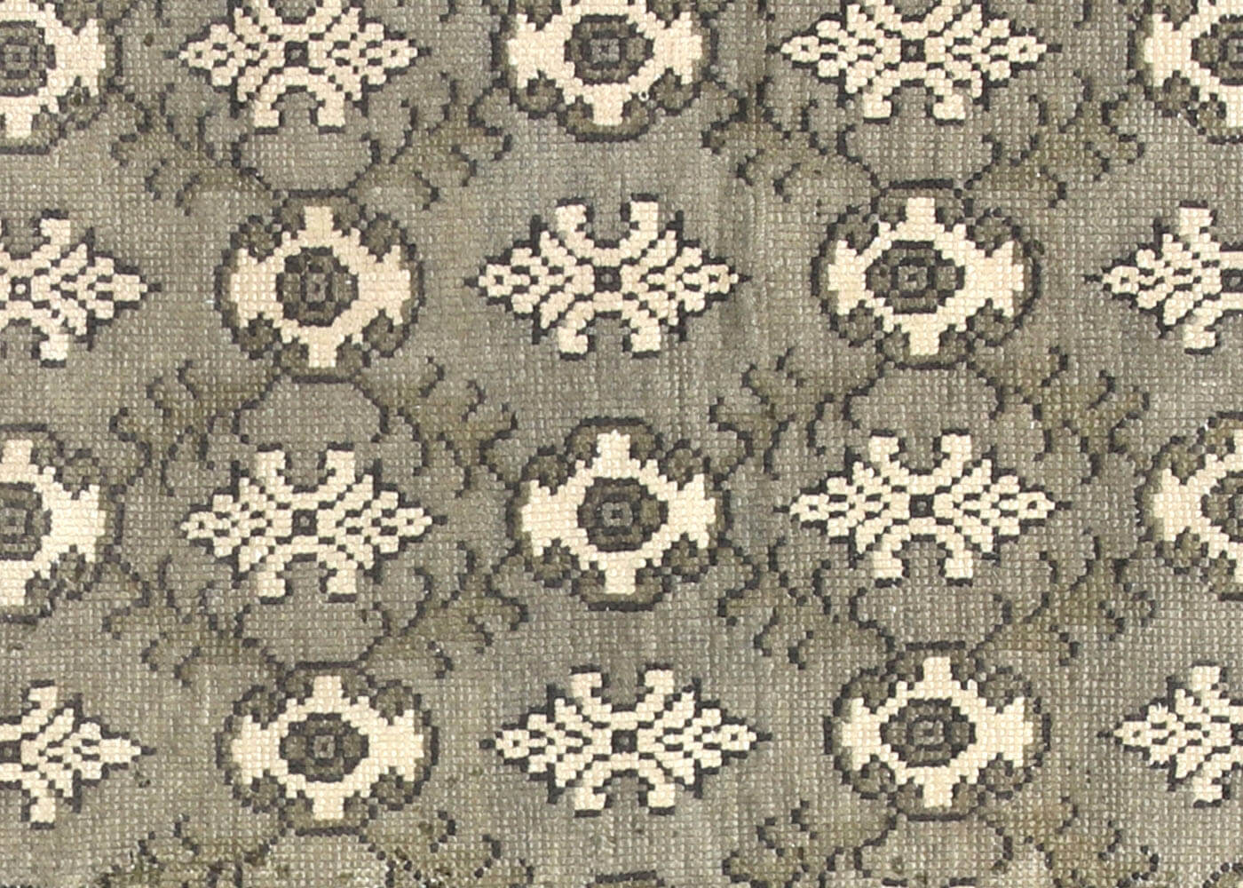 Vintage Turkish Oushak Rug - 4'10" x 9' - 160144