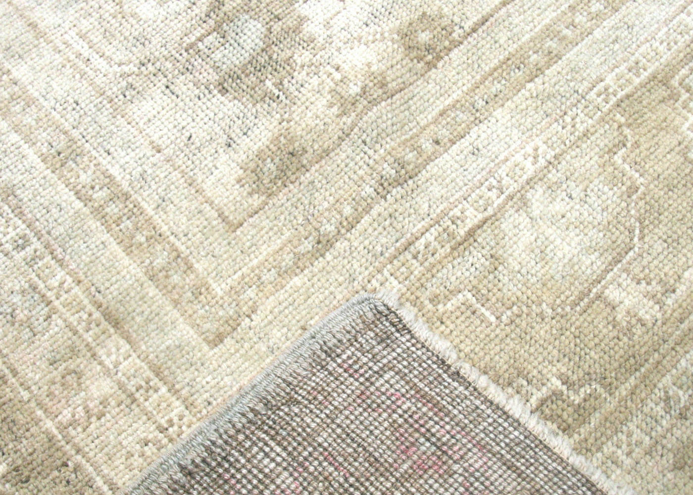 Vintage Turkish Oushak Rug - 6'5" x 10'4" - 160148