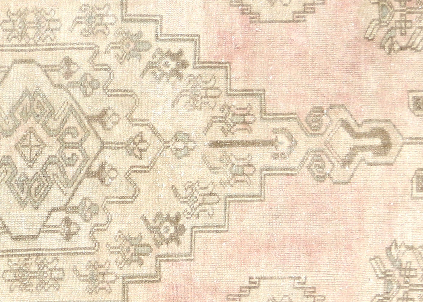 Vintage Turkish Oushak Rug - 4'7" x 9' - 160156