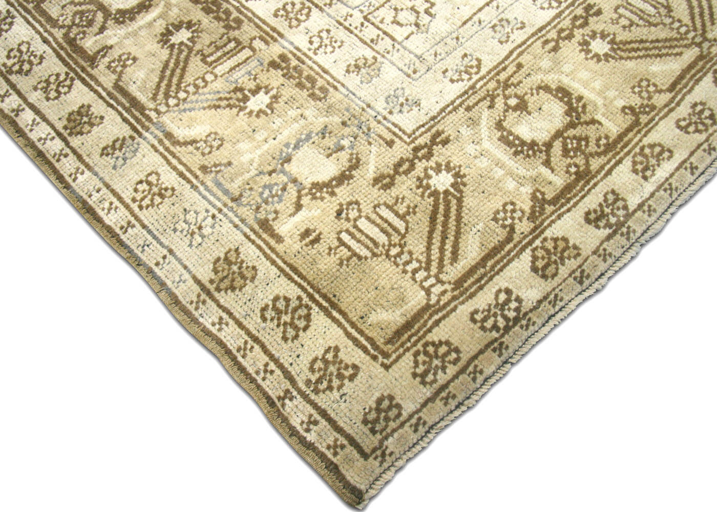 Vintage Turkish Oushak Rug - 5'2" x 8'1" - 160161