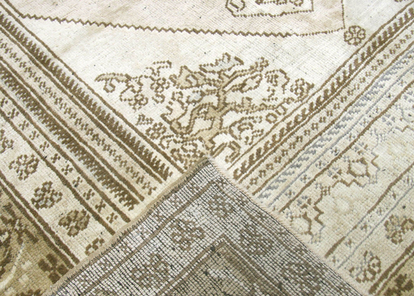 Vintage Turkish Oushak Rug - 5'2" x 8'1" - 160161