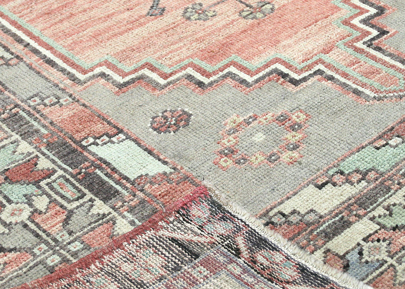 Vintage Turkish Oushak Rug - 3'11" x 6'6" - 160172