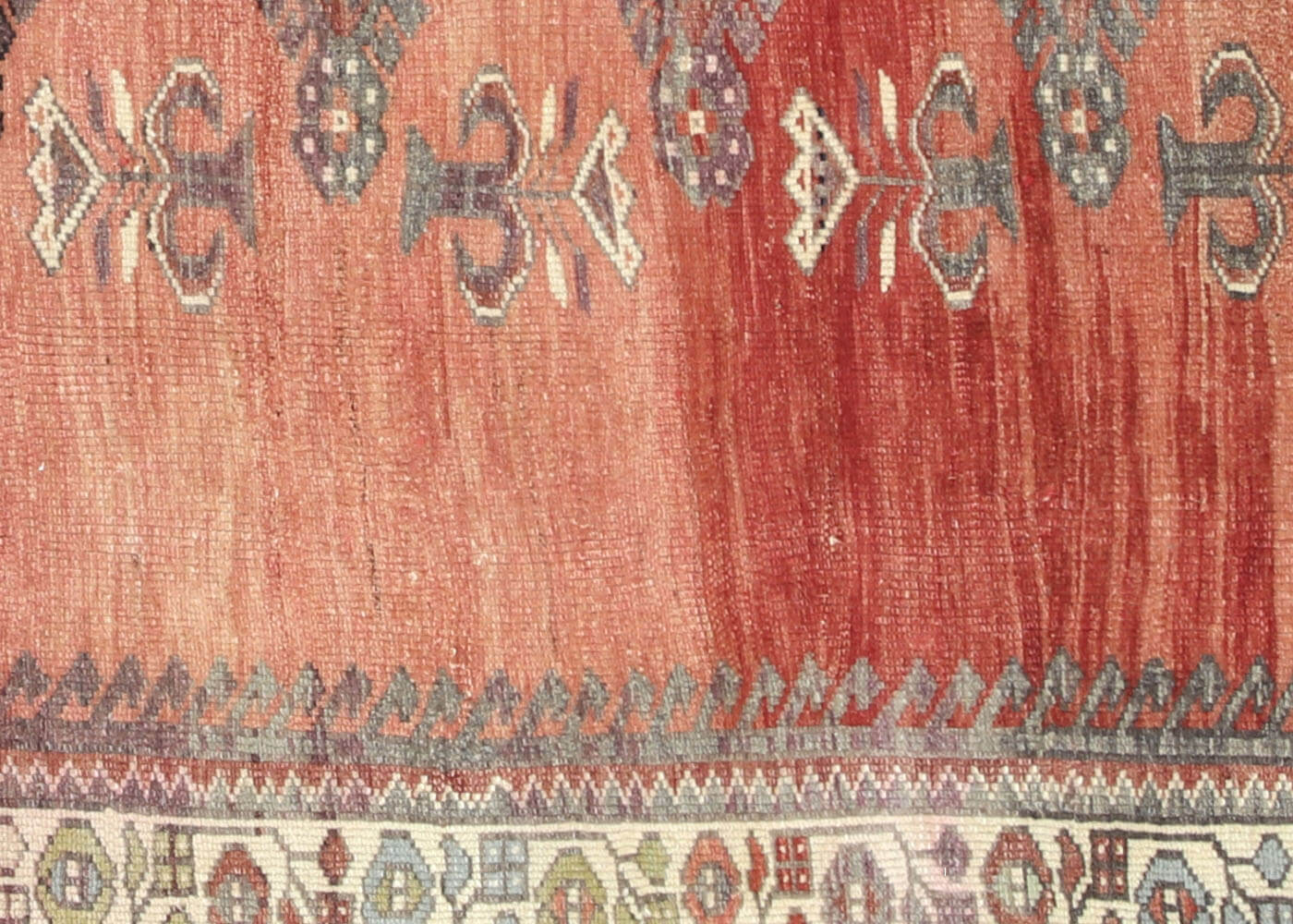 Vintage Turkish Oushak Rug - 5'3" x 9'4" - 160176