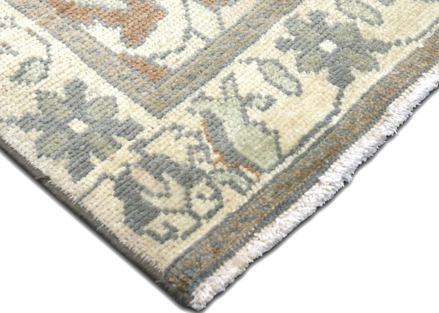 Vintage Turkish Oushak Rug - 4'6" x 10'5" - 160181